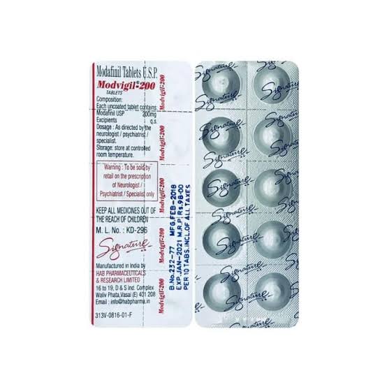 Modafinil - 200mg 10tabs