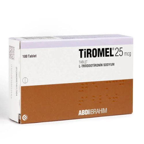 Tiromel (T3) – 25mcg. 100Tabs