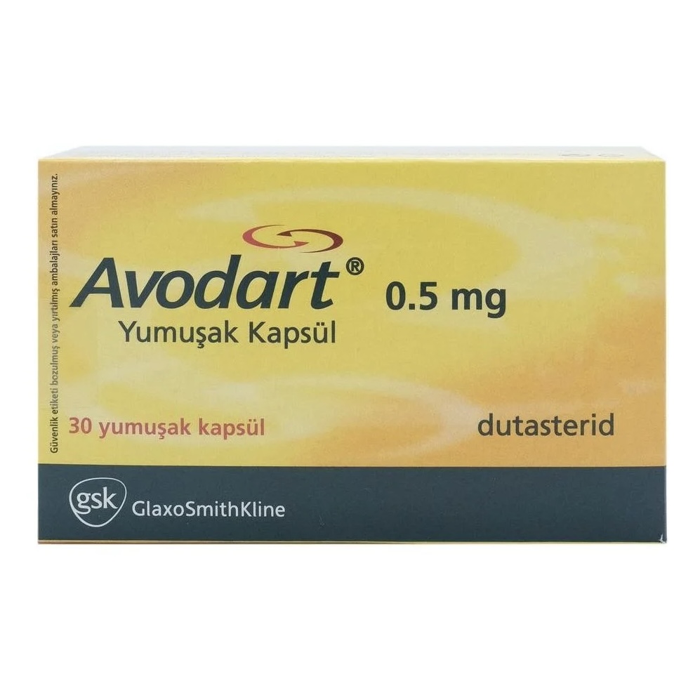 Avodart Dutasteride 0.5mg 30caps