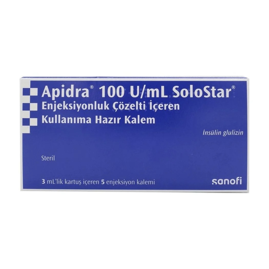 Apidra 100IU/mL 3ml 5 Pens